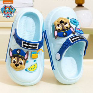 Wang Wang team children's sandals and slippers for boys and girls summer new hole shoes bathroom bath non-slip boy parent-child sandals