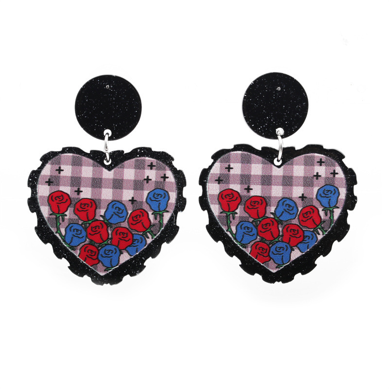 Estilo coreano verano acrílico pendientes encantadores pendientes de mujer europeos y americanos transfronterizos tridimensionales nube oscura nube pendientes