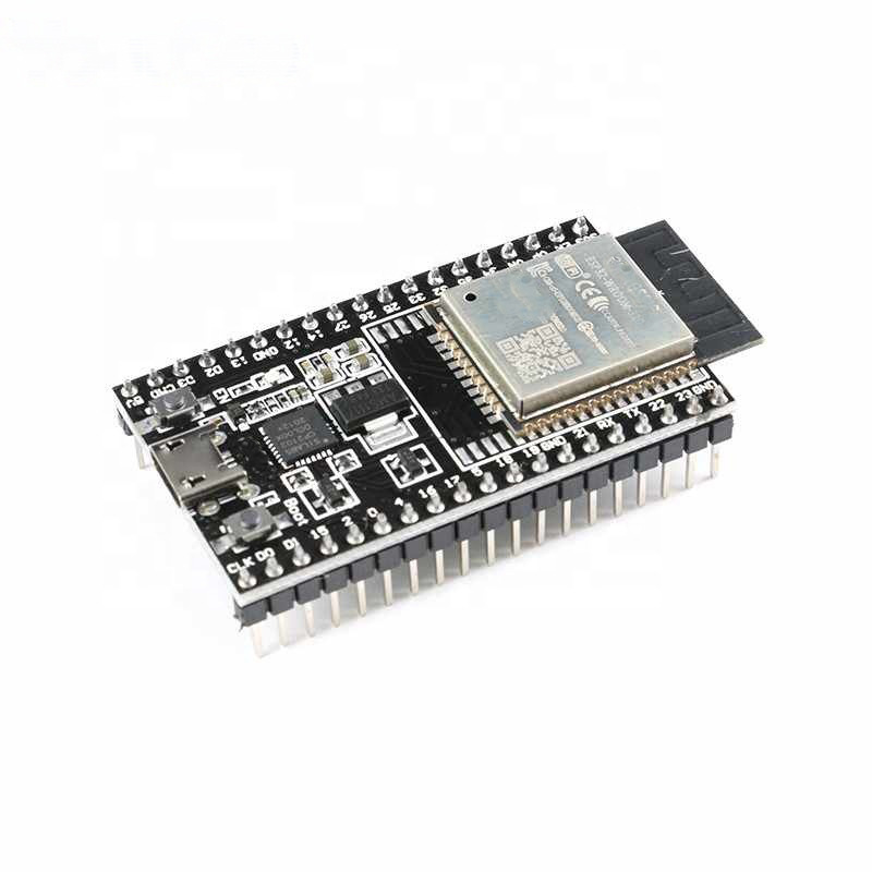 ESP32-DevKitC development board with ESP-32D/U module