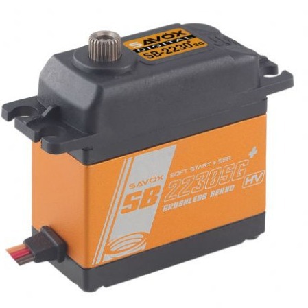 SAVOX舵机 SB-2230SG+ 42KG带软启动高压大扭力无刷数字舵机