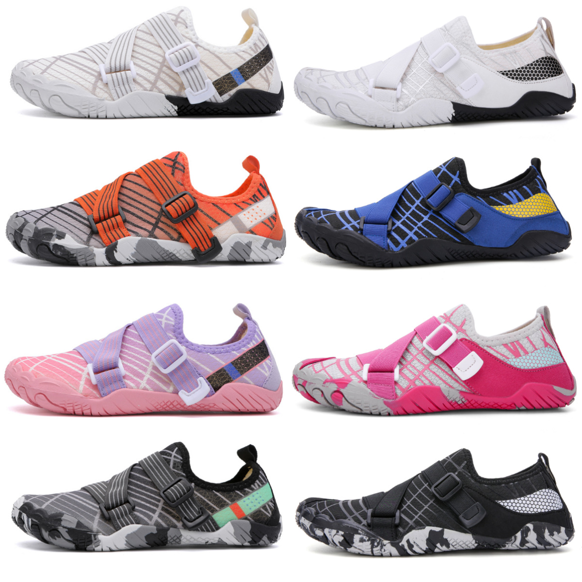 Nuevos zapatos de retroceso al aire libre, zapatos de playa transpirables, zapatos de natación de snorkel antideslizante, zapatos de montaña para hombres y mujeres