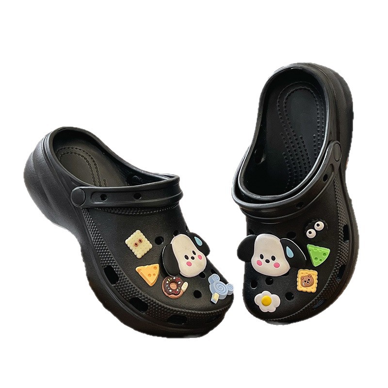 Moda de moda de primavera y verano para mujer, casual diario, cabeza redonda, zapatos con agujeros clásicos, zapatos con agujeros de mujer Baotou transpirables