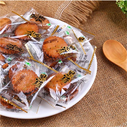 Taiwan Shengtian Salted Egg Custard Malt Cookies with Black Sugar Lemon Filling, 150g Bag, Optional Dairy-Free