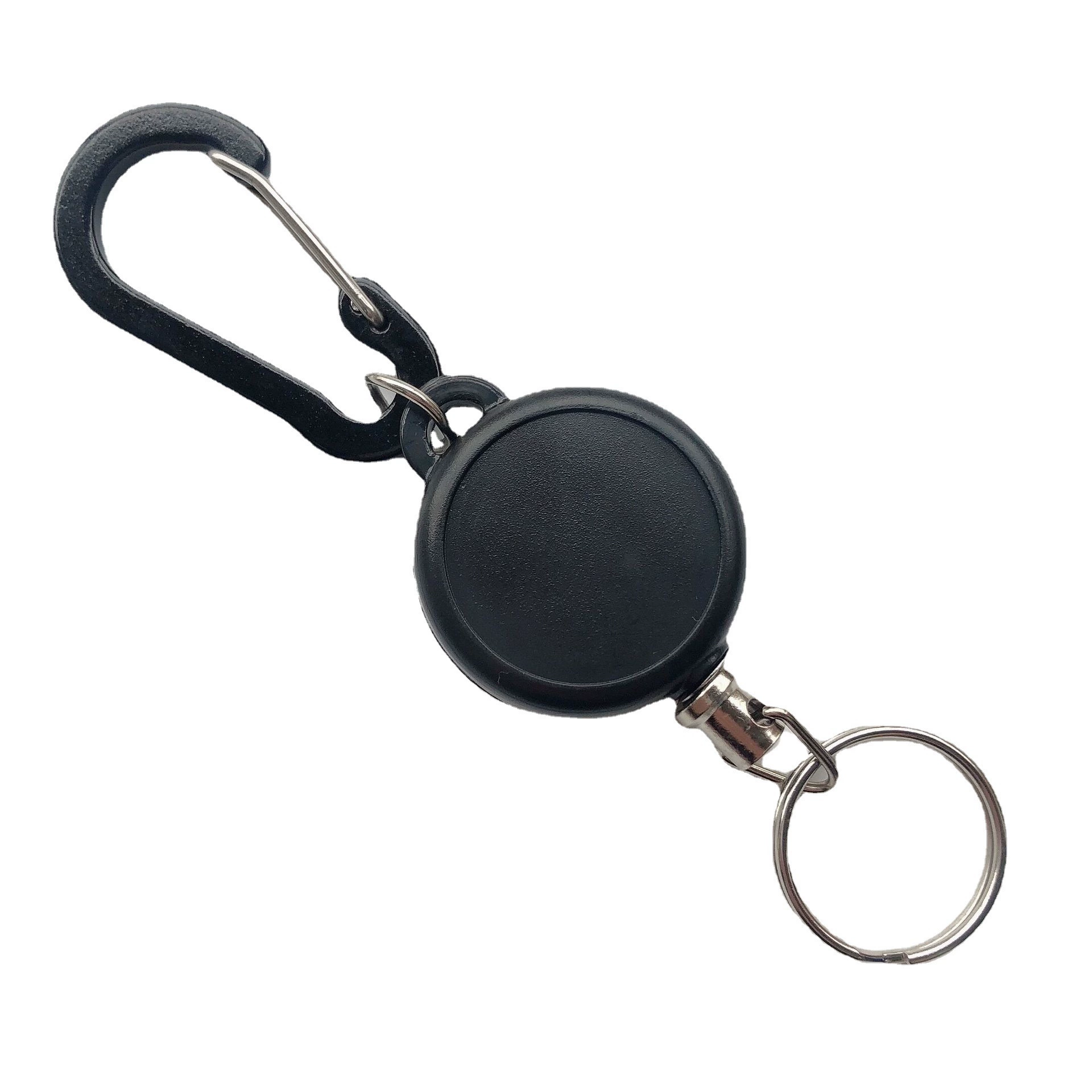 Protective elastic black climbing protection buckle, 35mm, anti-theft