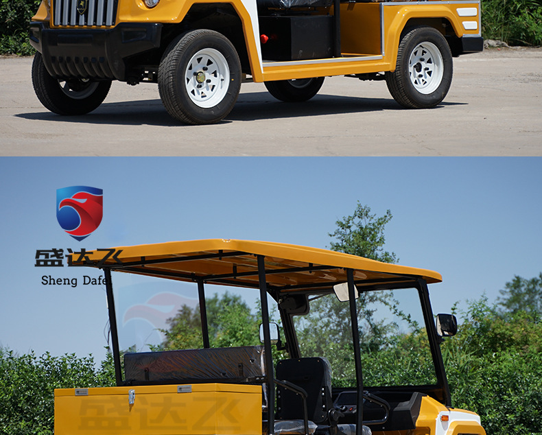5-8 Electric Sightseeing Patrol Car Scenic Spot Tour Campus Property Patrol Homestay Reception Real Estate RV