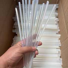 热熔胶棒 透明胶条7mm11mm热溶胶条 棒棒胶 热融胶 枪胶 胶棒热胶