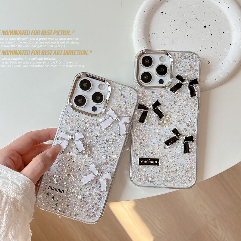 Ins Phoenix Suitable for Oppo A6Pro Glue Phone Case Realme15 Letter Bow Reno14F Simple Female