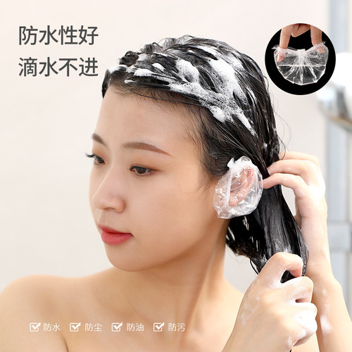 FaSoLa disposable plastic earmuffs for shampooing and bathing, waterproof and dirt-proof earmuffs, comfortable elastic earmuffs