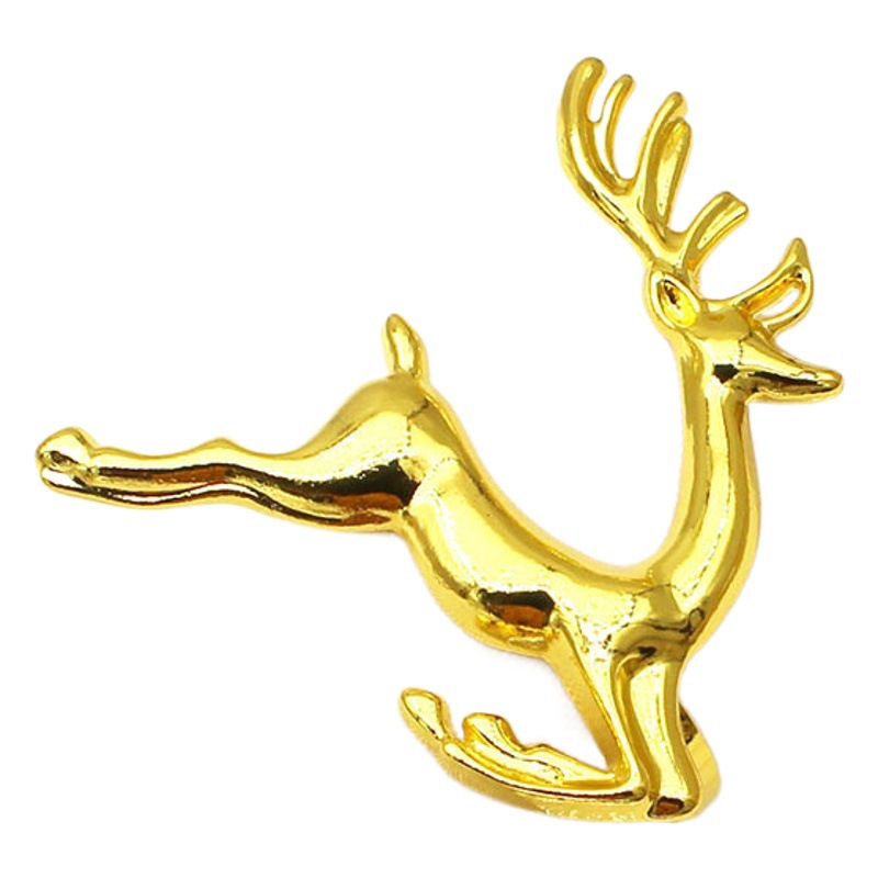 Servilleteros navideños de reno y alce, servilleteros de aleación, venta al por mayor de fabricante.