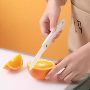 Japanese-style Ceramic Fruit Knife Fruit Knife Peel Knife Foldable Ceramic Knife Peel Knife Creative Portable Knife Factory Goods