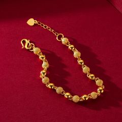 ブレスレットの女性のベトナムのアクセサリーの中実の光の砂のビーズの百合のブレスレットの女性の光のビーズのチェーンのブレスレットの誕生日のプレゼント