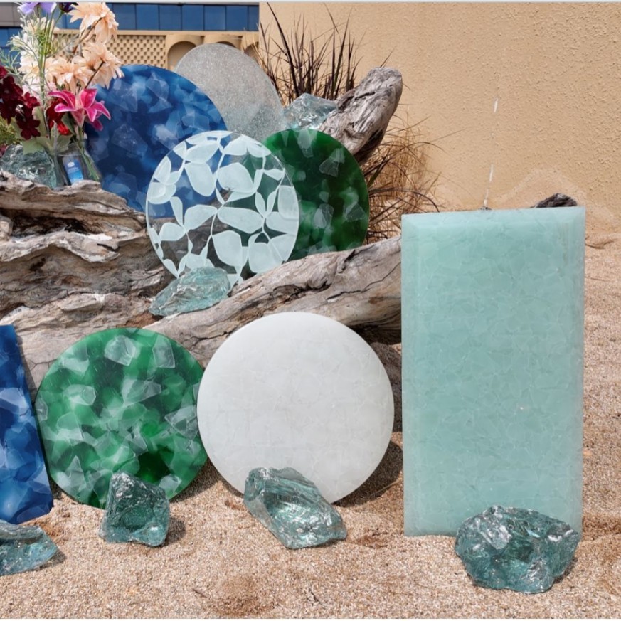Foshan High-End Jade and Glass Supplier Factory - Translucent Stone and Jade Glass for Hotel and Club Art Decoration