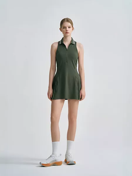 26 Spring and Summer New Style Mesh Back Fashion Sports Leggings Tennis Skirt Nylon Outdoor Badminton Dress