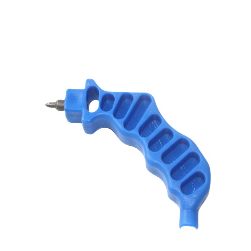 4mm azul tubo PE perforador punta punta goteo flecha goteo cabeza de goteo boca abajo inyector de inyección abertura micro spray instalación de goteo