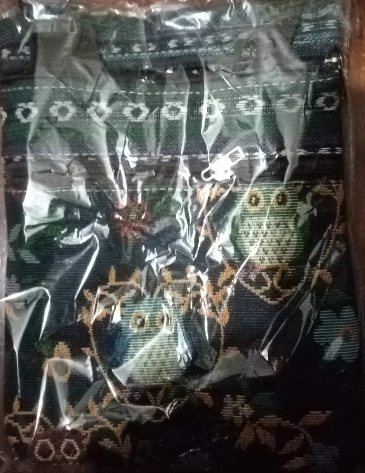 Estilo étnico bordado elefante dibujos animados bolsa de mensajero Dai bolsa de hombro de viaje de las mujeres teléfono móvil bolsa de hombro lateral