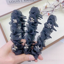 带齿碎发波浪雪纺发箍女生新款高颅顶百搭洗脸头箍发卡发饰饰品