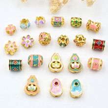 18k��ɫ������������Ͱ����J����diy��������ִ��Ʒ������