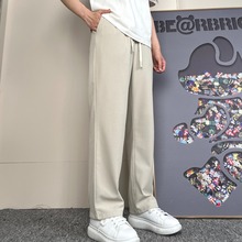 2025新款春夏秋垂感直筒裤休闲长裤潮流运动裤百搭直筒休闲裤男