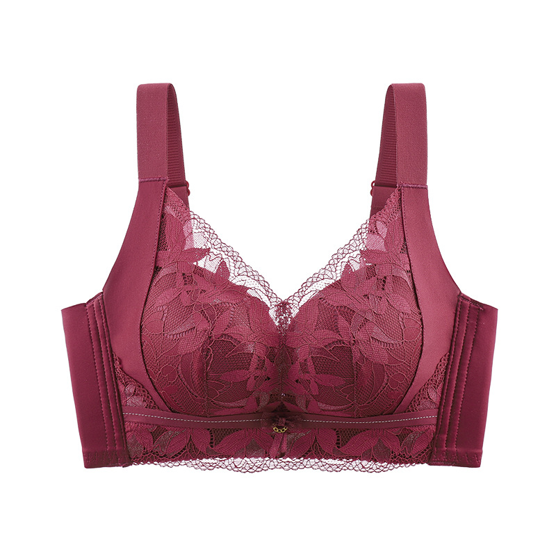 La misma ropa interior de belleza urbana, los senos pequeños de las mujeres se juntan para mostrar un gran anti-caída, los senos secundarios no tienen aros de acero, texto de encaje ajustable