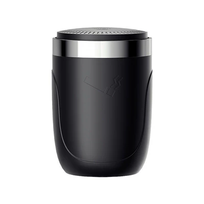 one-button cover soft light — Car ashtray