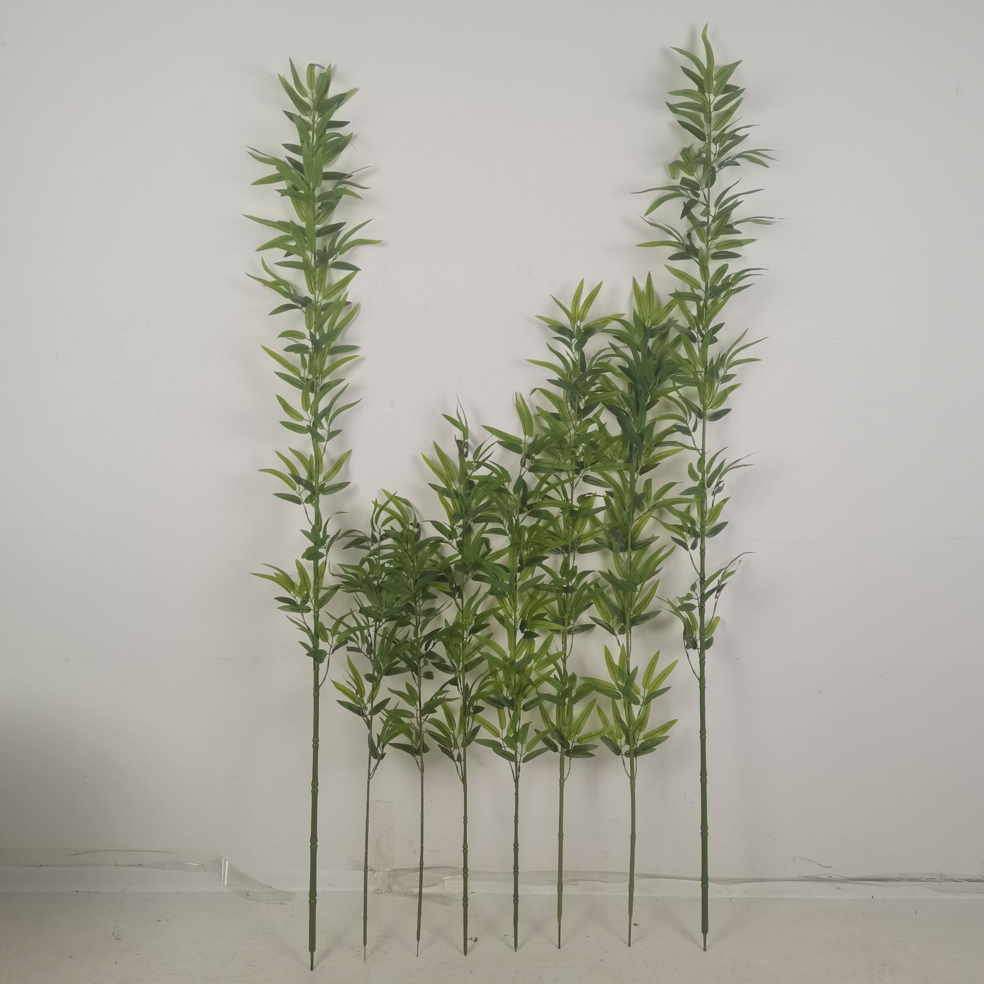 仿真竹子室内装饰假竹子隔断屏风挡墙造景室外装饰竹盆栽加密绿植