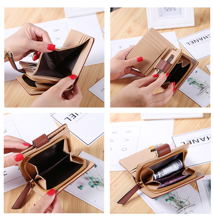 Women's Leaves Pu Leather Zipper Buckle Wallets display picture 1