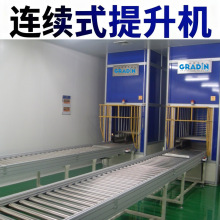 C型z型连续式提升机垂直上料机输送物料托盘起重台往复连续提升机