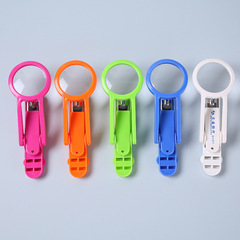 Multifunctional Magnifying Glass Nail Clippers Rotatable Magnifying Glass Nail Clippers Elderly Nail Clippers with Magnifying Glass Printing