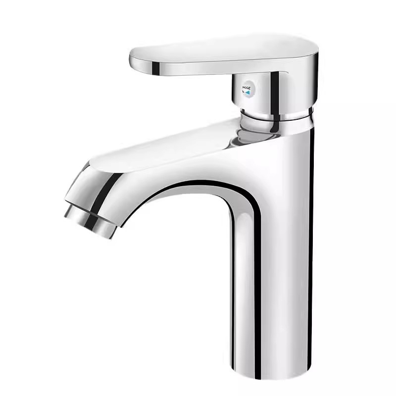 Baño de cobre todo lavabo grifo lavabo grifo frío y caliente lavabo único frío lavabo doméstico lavabo