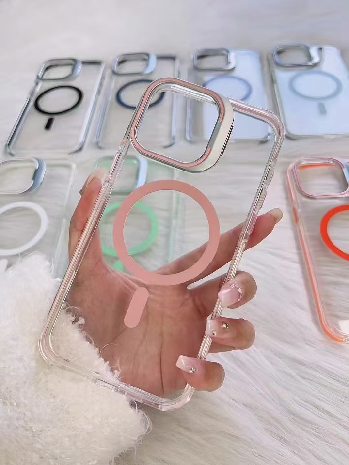 Soporte de lente magnético rosado j4