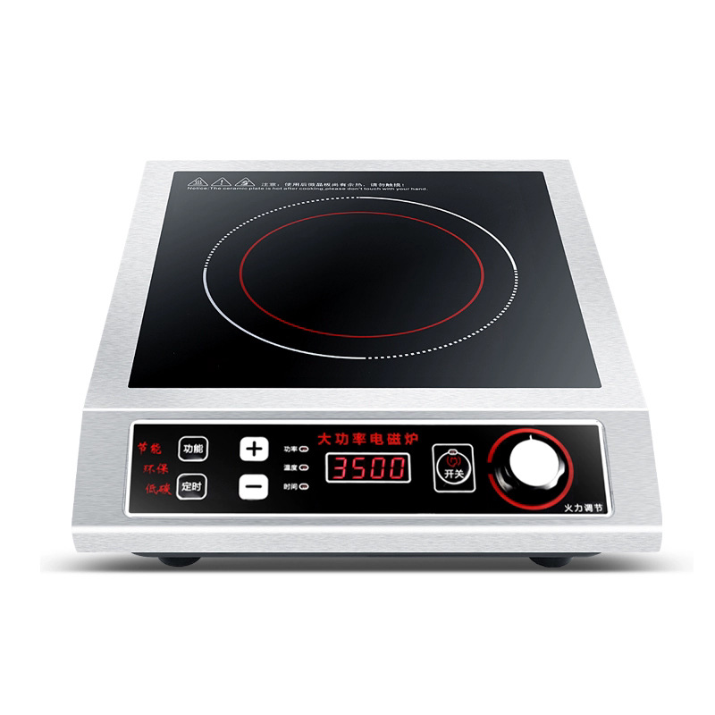 horno electromagnético de alta potencia comercial 3500W hogar cocina electromagnética caldera de fuego comedor horno de batería de restaurante