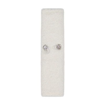 Decoration Kidsren's Car Seat Belt – Seat belt shoulder pad - sheep-wool-white-belt-hole