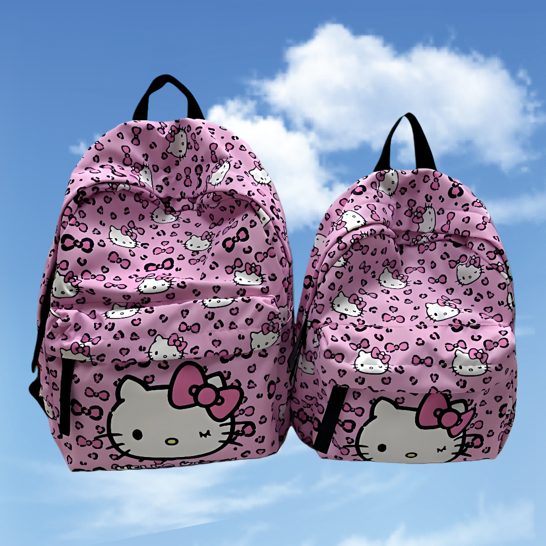 Casual Bag Sanrio Kt Kapibara Boys and Girls Water-Repellent Lightweight School Bag Backpack Kidsren's Backpack
