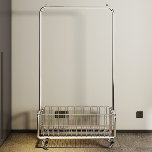 Clothes rack bedroom floor-standing clothes hanger Internet celebrity light luxury high-end household coat rack overnight clothes storage rack