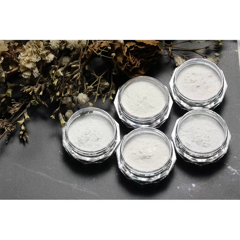 变色云母粉美甲饰品眼影唇彩指甲油珠光粉变色龙偏光极光幻彩