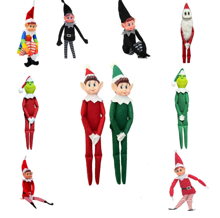 Cross-border Hot Products Nordic Santa Claus in Midget Doll Doll Black Doll Faceless Ornaments Christmas Decoration Batch