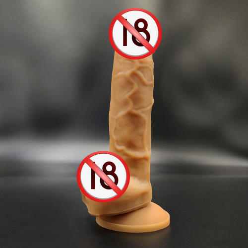 Amazon foreign trade super soft liquid silicone artificial dildo female masturbation device wearable adult products dildo factory