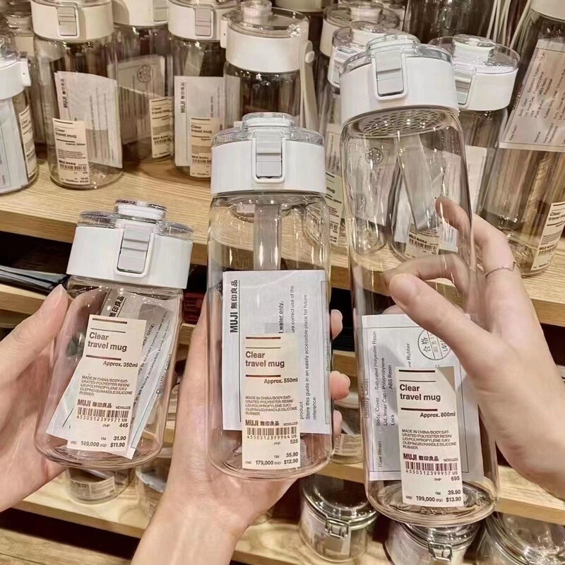 Muji-Style Replacement Water Cup, Plastic Cup for Summer, Simple and Portable for Male and Female Students, High Aesthetic Value, Various Sizes and Capacities, Pop-Up Cup Muji-Style Replacement Water Cup, Plastic Cup for Summer, Simple and Portable for Male and Female Students, High Aesthetic Value, Various Sizes and Capacities, Pop-Up Cup