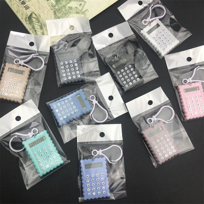 Калькулятор ключей для студентов милые печенье специальные подарки электронные подвески для детей креативный мини-калькулятор