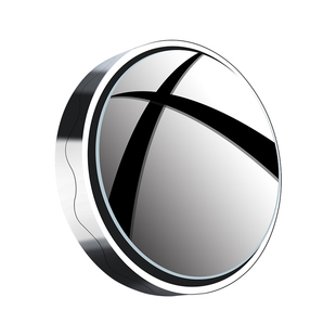 Car Reversing Small Round Mirror Rearview Mirror Auxiliary Mirror High-Definition Reflective Blind Spot Mirror 360-Degree Blind Spot Artifact Suction Cup Type