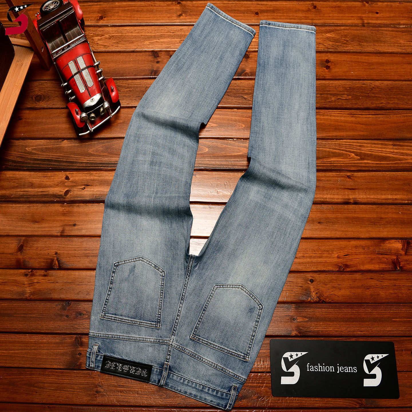 Herrenbekleidung Herren Slim Fit Straight Leg Jeans Hochwertige, trendige Leopardenmuster-Jeans mit Strasssteinen und Heißprägung, dehnbar, modische Frühlings- und Sommerhose_voghion.com