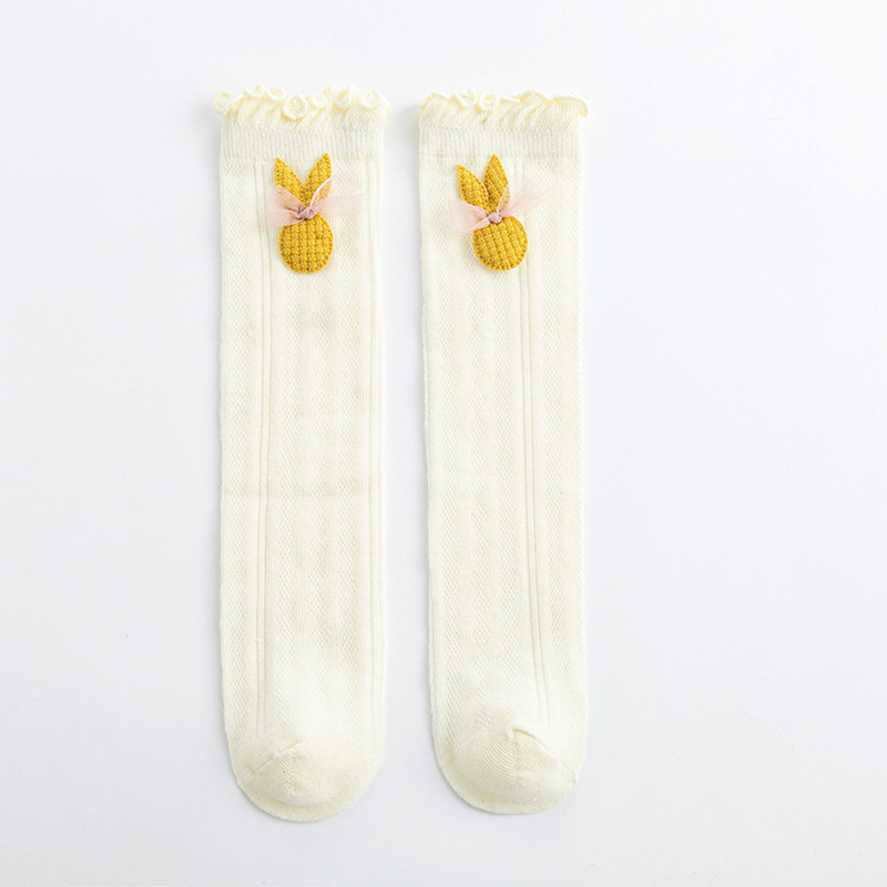 Creamy yellow-T349 rabbit head