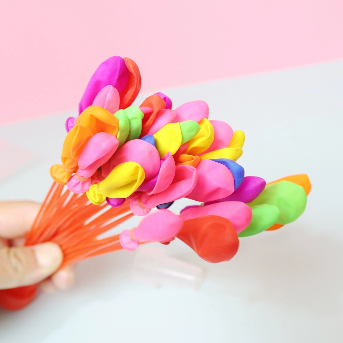 Balloon play in water, fast toy