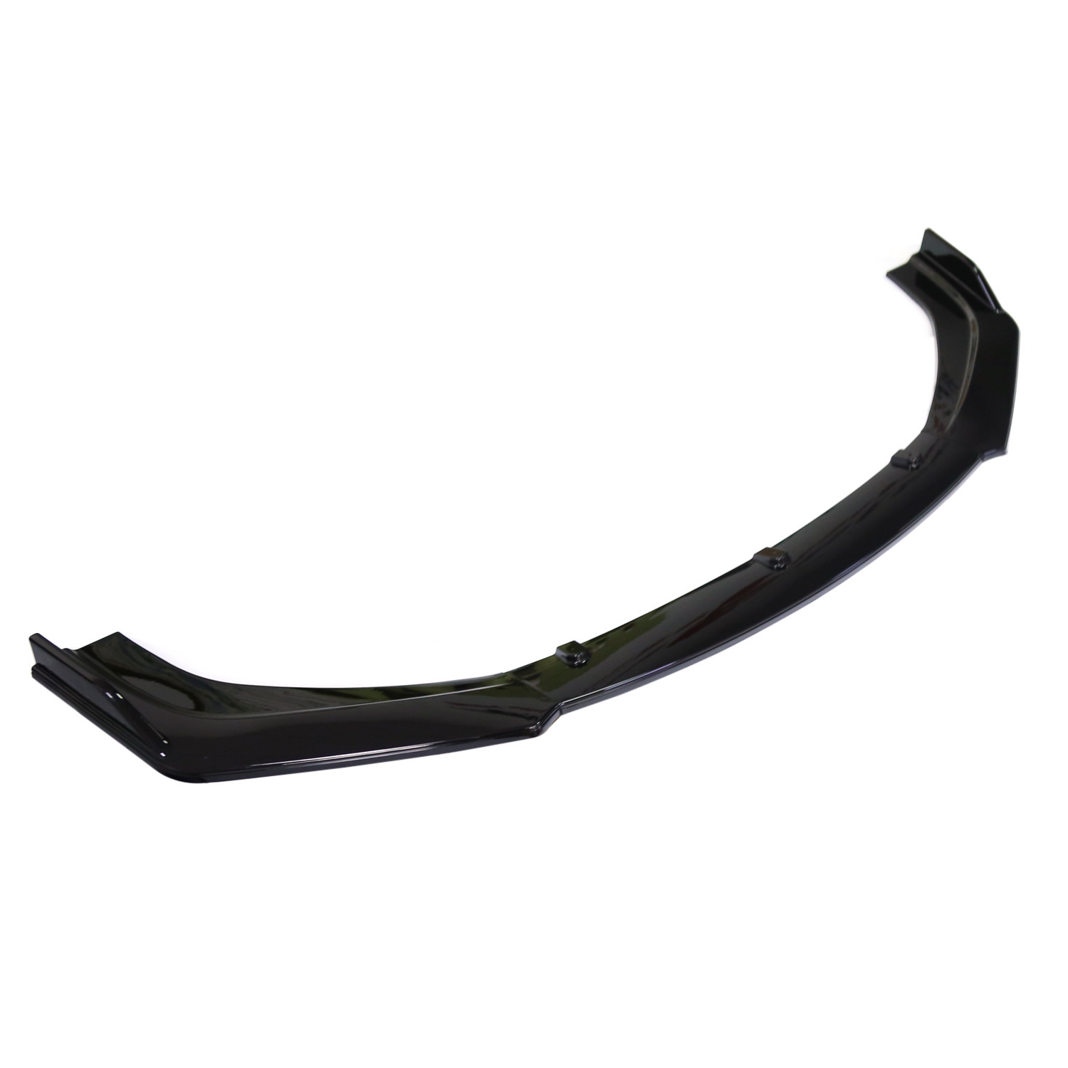 Universal Car Front Spoiler Three-Section Front Lip Front Chin Front Bumper Carbon Fiber Pattern Large and Small Surround Spoiler Modification