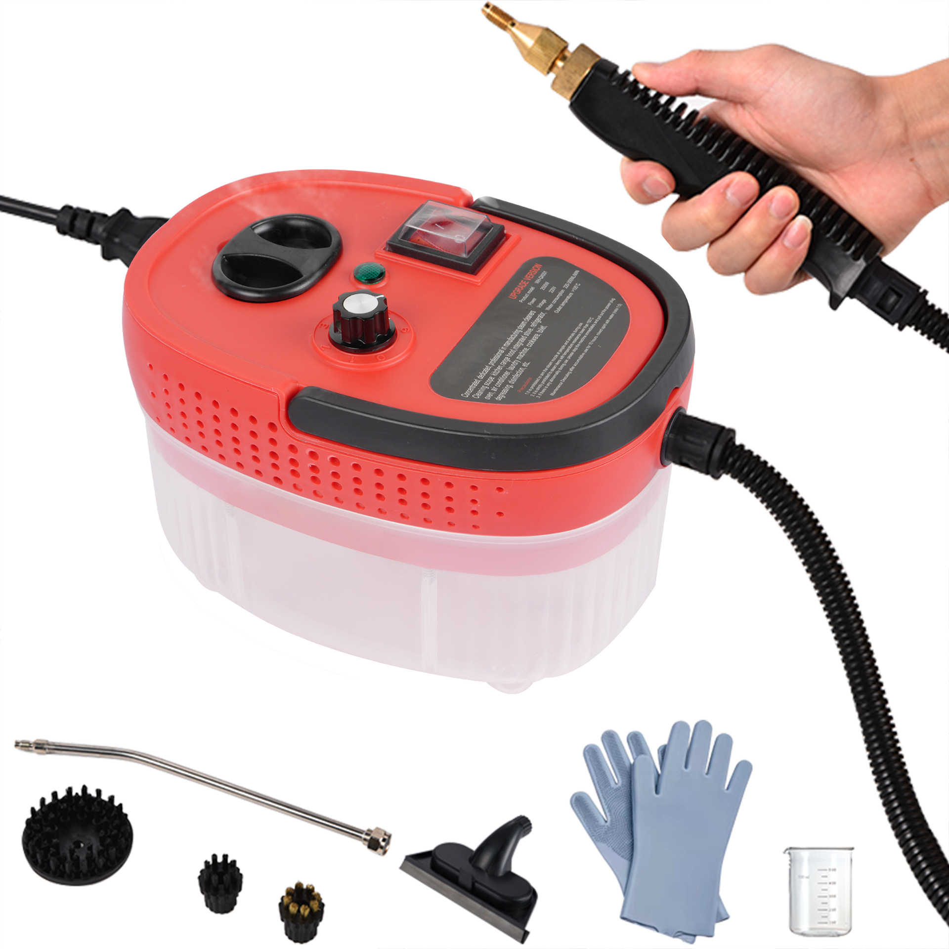 高温蒸汽清洗机带玻璃刷烫衣刷功能企事业单位福利礼品团购回礼