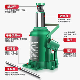Vertical Hydraulic 0kg Ton Car-Mounted 5-Ton 8-Ton 32-Ton Hydraulic 16-Ton 20-Ton 50t Hand-Cranked Car with 0kg Ton