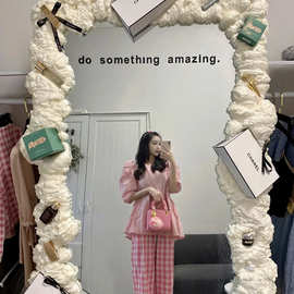 镜子装饰边框网红网红镜子改造边框diy自粘材料直播发泡剂其他