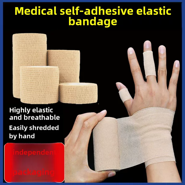 Wholesale Self-Adhesive Elastic Bandage Sports Fitness Elastic Bandage Student Writing Finger Protection Bandage Wrist Ankle Strap