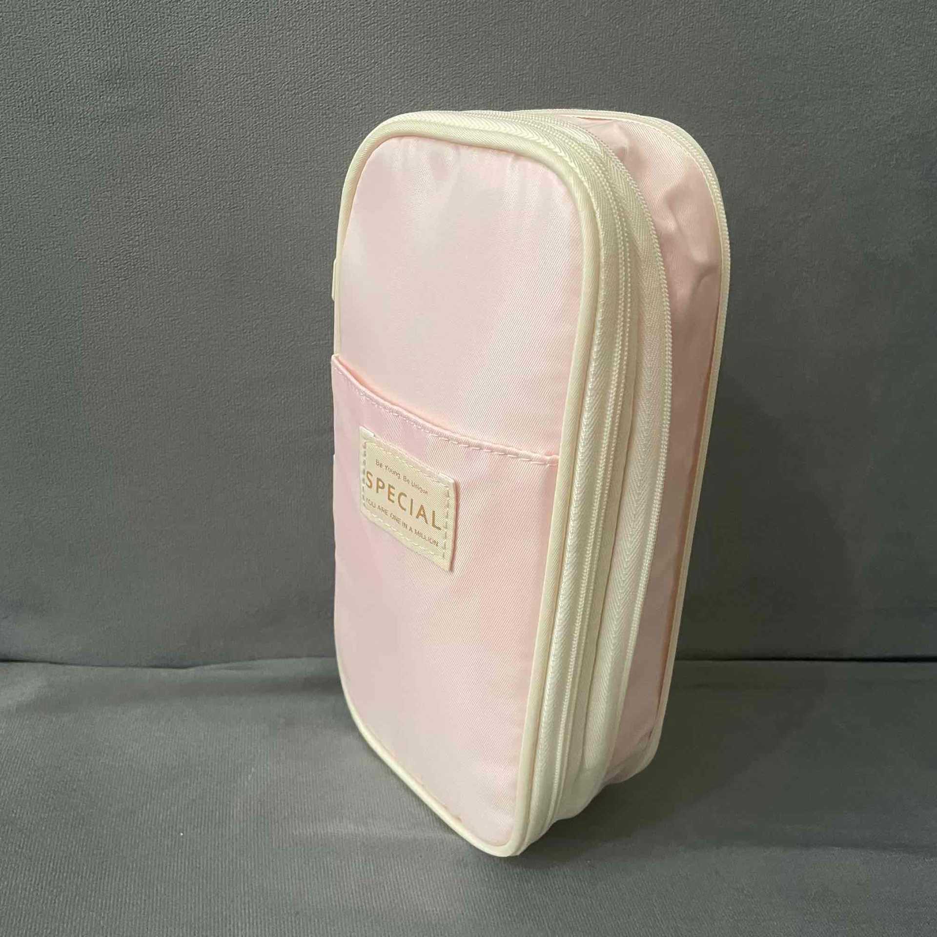 Caja de lápices especial transfronteriza macaron color a juego se puede cambiar en caja de papelería de estudiante de bolsa de lápices mejorada de gran capacidad