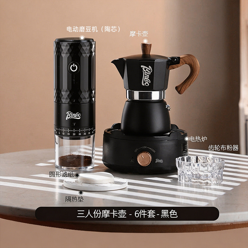 Cafetera Moka Italiana Doméstica de Aleación de Aluminio para Uso Doméstico